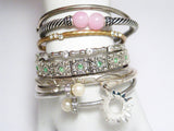 Bangle Bracelets | Costume Jewelry Lot | Wear Craft Repurpose Gold Silver Plated - Blingschlingers Jewelry