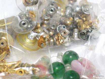 Jewelry findings Beads Pearls Gold Filled Silver Plated Clasps Jump rings Lot Craft Repurpose - Blingschlingers Jewelry