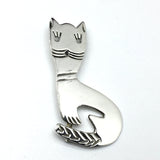 Jewelry used | Men Womens Sterling Silver Letter B Cat Design Brooch Lapel Pin