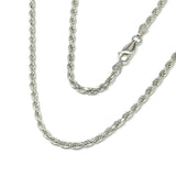 Jewelry | Sterling Silver 16" Italian Rope Chain Necklace