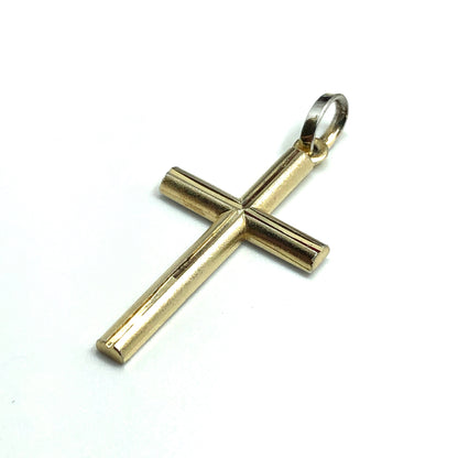 Vintage Jewelry | Mens Womens Gold Sterling Silver Plain Cross Pendant