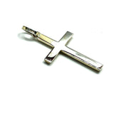 Vintage Gold Sterling Silver Plain Cross Pendant