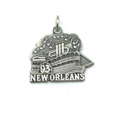 Vintage Jewelry - Mens Womens Sterling Silver New Orleans 1993 Mardi Gras Charm Pendant