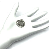 Vintage Jewelry - Sterling Silver 2001 San Francisco Golden Gate Bridge Heart Charm Pendant