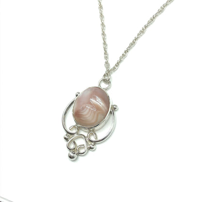 Jewelry Womens Silver Pink Pearl Chain Necklace - Blingschlingers Jewelry