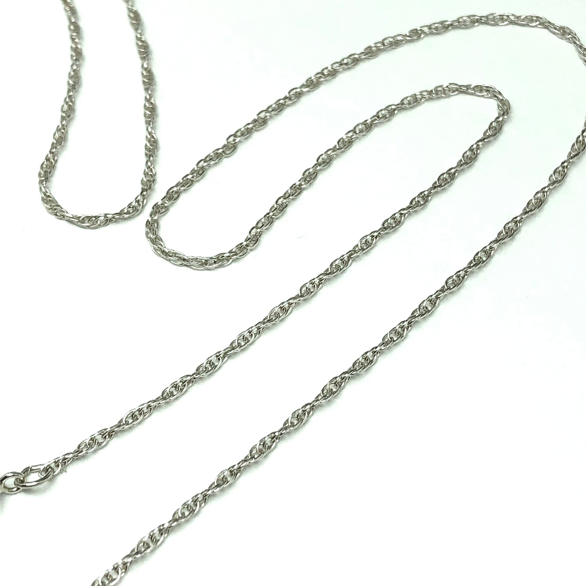 Necklaces | Womens 24" Sterling Silver Mauve Pearl Charm Necklace