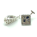 Jewelry - 2 Designer CNA Convertible Sterling Silver Rhodonite Lapis Enhancer Pendants