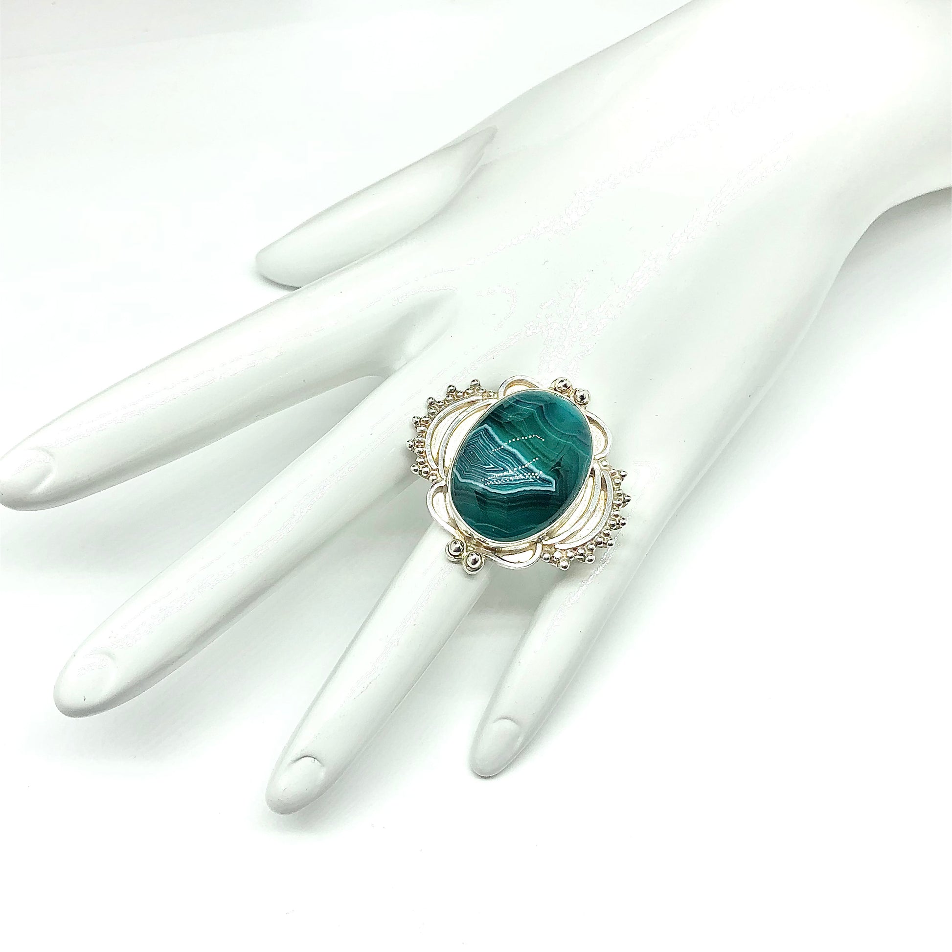 Rings Womens Sterling Silver Chunky Boho Style Ring | Discount Jewelry online at Blingschlingers.com