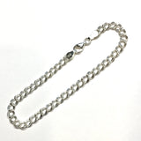 Bracelet - 7 1/8" Sterling Silver Petite Double Chino Link Charm Bracelet- Blingschlingers Jewelry