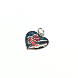 Jewelry - Sterling Silver Be Mine 💖 Love Statement Red Enamel Heart Charm