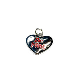 Jewelry - Sterling Silver Be Mine 💖 Love Statement Red Enamel Heart Charm