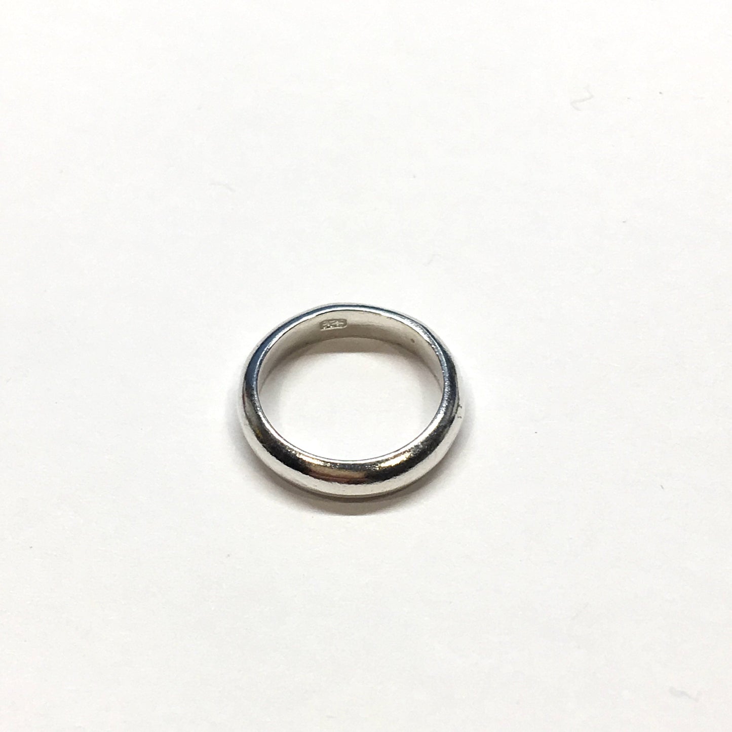 Silver Ring | Sterling Silver Wedding Ring Charm or Baby Ring / Midi Ring sz 0  | Jewelry Findings at Blingschlingers Jewelry
