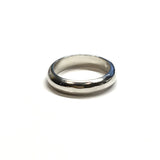 Silver Ring | Sterling Silver Wedding Ring Charm or Baby Ring / Midi Ring sz 0  | Jewelry Findings