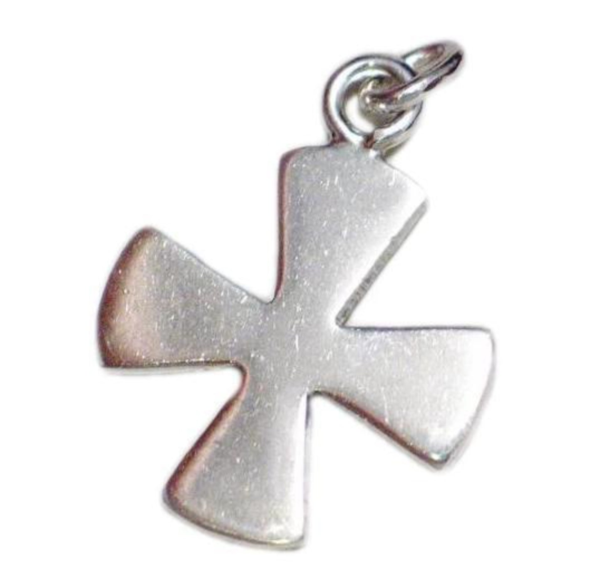 Cross Pendant, Mens Womens Discounted Pre-owned Iron Cross Sterling Silver Pendant