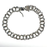 Jewelry > Bracelet - Womens Sterling Silver Double Chino Link Chain Bracelet | Blingschlingers Jewelry online