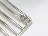 Affordable Used Jewelry | Alluring Sterling Silver Wide Cage Cuff Bracelet