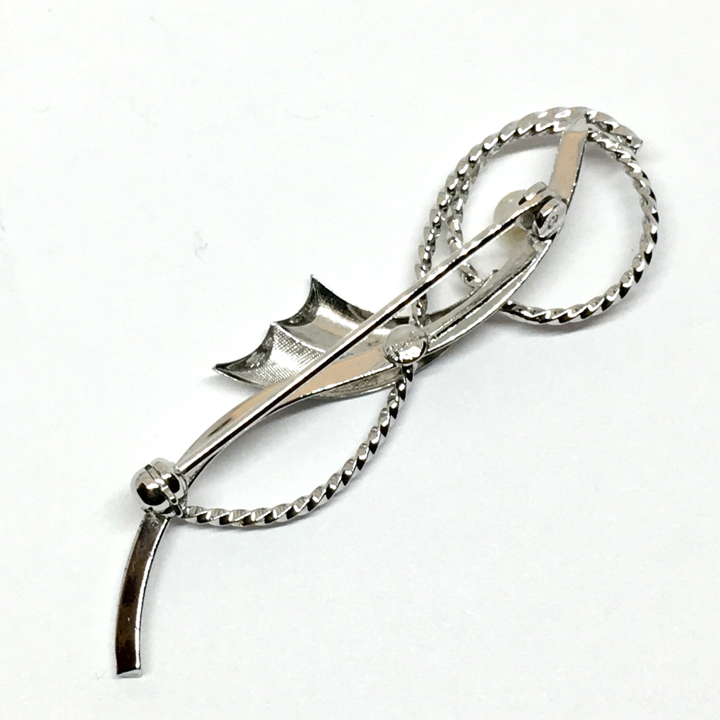 Brooch Lapel Pin - Mens Womens Enchanting Vintage Sterling Silver Dandelion Design Pearl Brooch Lapel Pin
