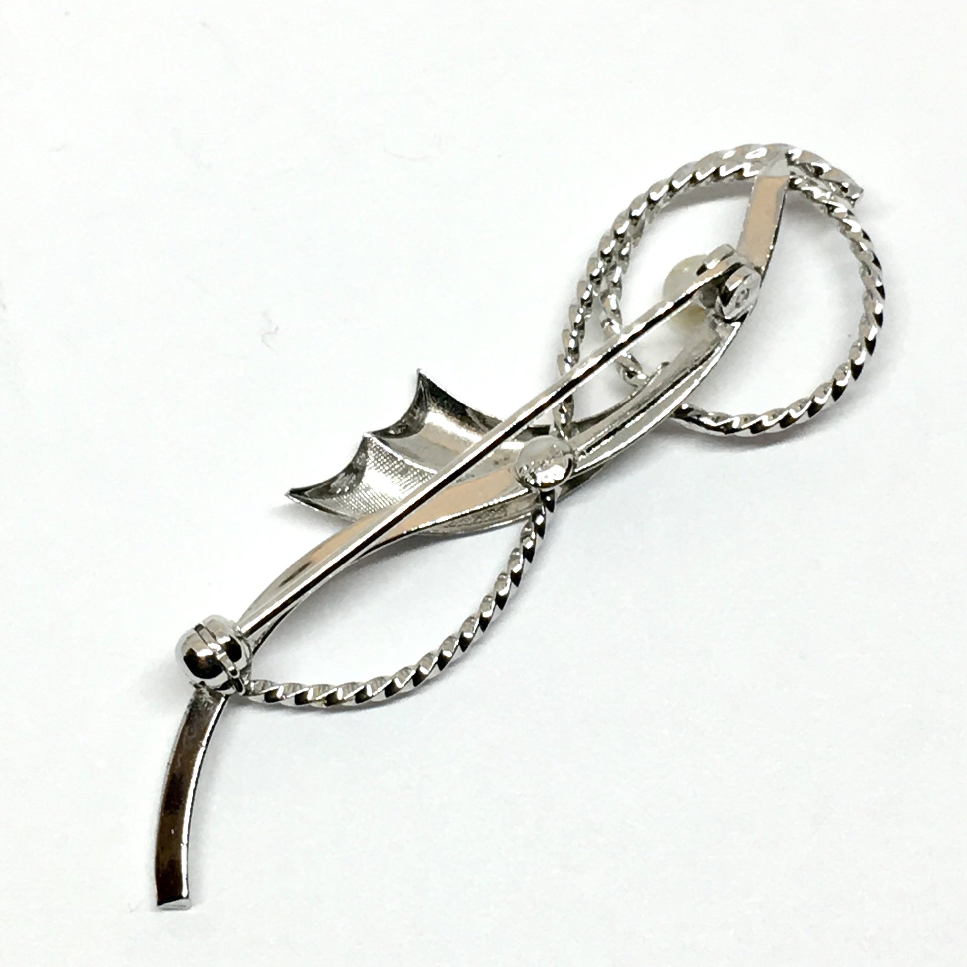Brooch Lapel Pin - Mens Womens Enchanting Vintage Sterling Silver Dandelion Design Pearl Brooch Lapel Pin