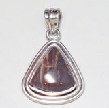 Affordable Jewelry | Sterling Silver Mocha Brown Stone Pendant