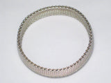 Used Jewelry | Sterling Silver 12mm Snake Skin link Chainmail Bangle Bracelet