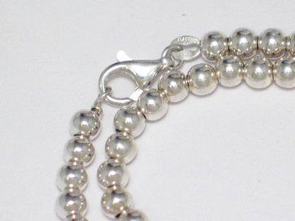 Low Cost Used Jewelry | Quality Made 20.25" Sterling Silver 5mm Bead Ball Chain Necklace  Online at Blingschlingers.com