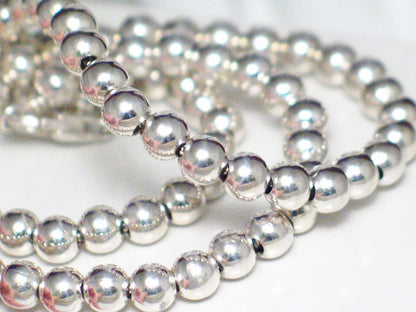 Low Cost Used Jewelry | Quality Made 20.25" Sterling Silver 5mm Bead Ball Chain Necklace  Online at Blingschlingers.com