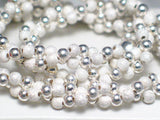 Pre-Owned Womens Jewelry | Sterling Silver 18" Fancy Sandblasted Bead Ball Chain Necklace 