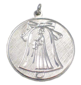 Charm | Womens Vintage Sterling Silver Wedding Anniversary Charm / Pendant | Jewelry