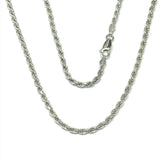 Jewelry | Sterling Silver 16" Italian Rope Chain Necklace