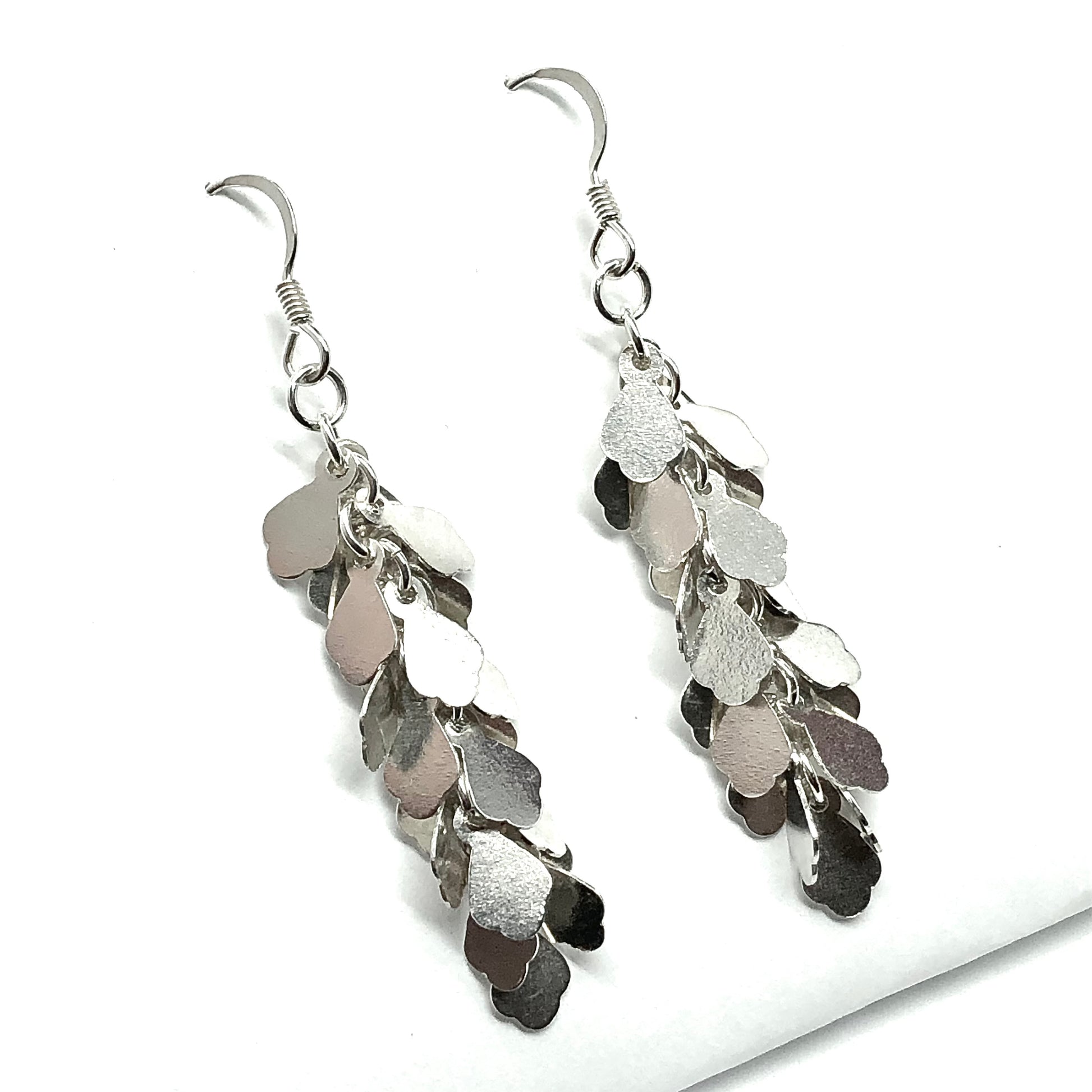 Jewelry | Earrings 2 1/4" Sterling Silver Waterfall Dangle Earrings