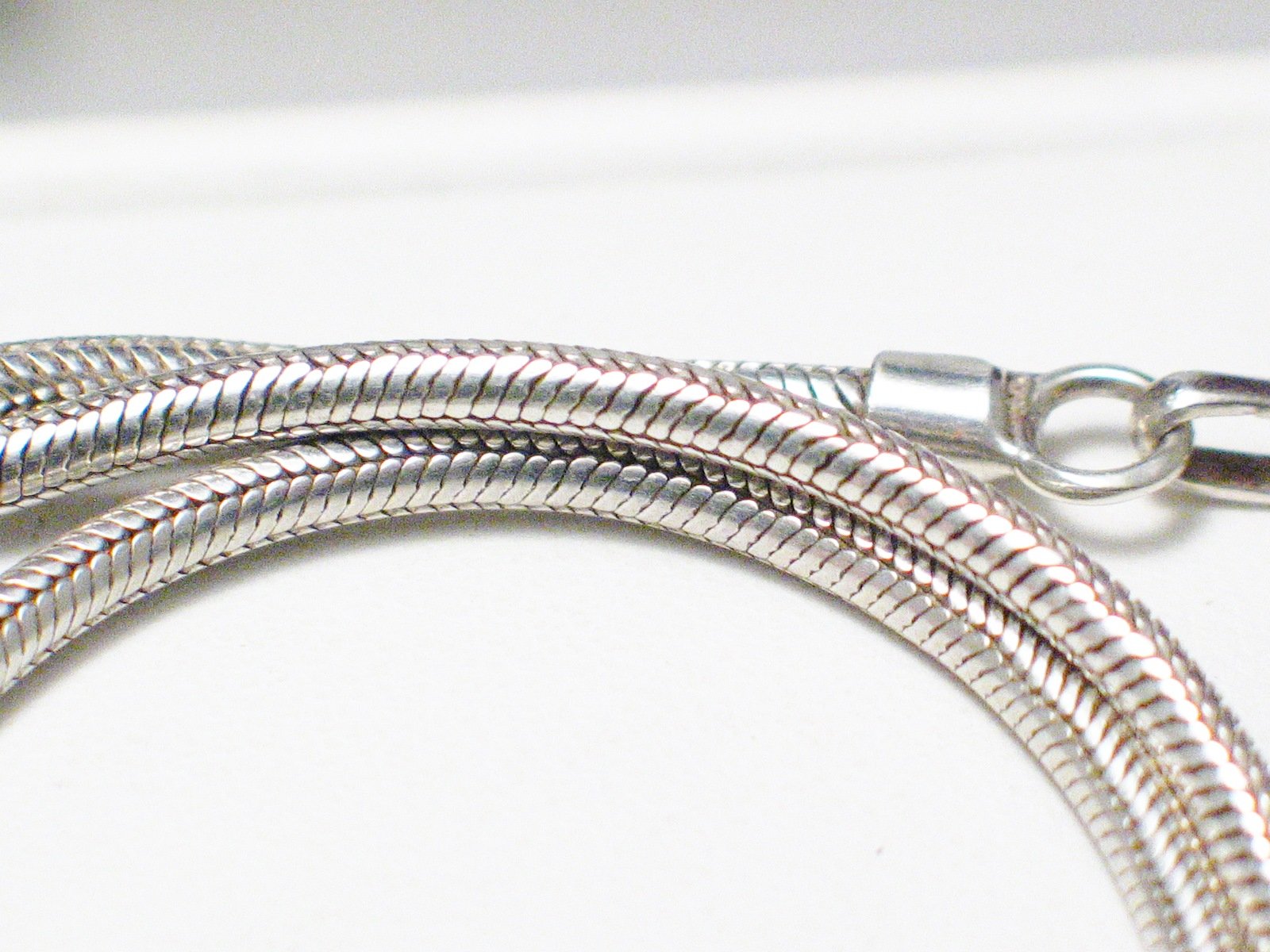 Jewelry > Necklaces | Sterling Silver 16-17.5 in Adjustable Snake Chain Necklace - Blingschlingers Jewelry