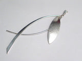 Silver Pendants | Womens Sterling 3.5in Modernist Style Pendant | Estate Jewelry online at  Blingschlingers.com