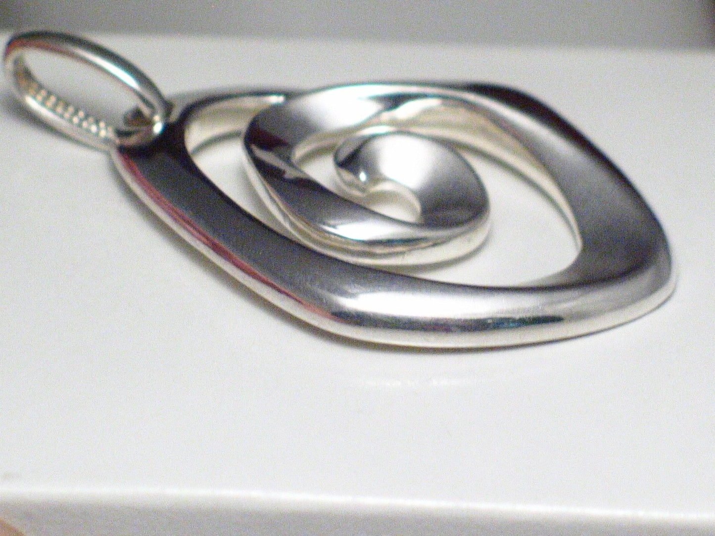 Silver Pendants | Sterling Modernist Spiral Design Pendant | Discount Estate Jewelry online at Blingschlingers.com