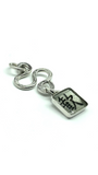Charm | Sterling Silver Chinese Character Symbol for Joy Tile Charm | Jewelry