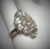 Jewelry > Ring > Womens sz 6 Sterling Silver Yellow Heliodor Stone Ring - Blingschlingers Jewelry