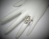 Jewelry > Ring > Womens sz 6 Sterling Silver Yellow Heliodor Stone Ring