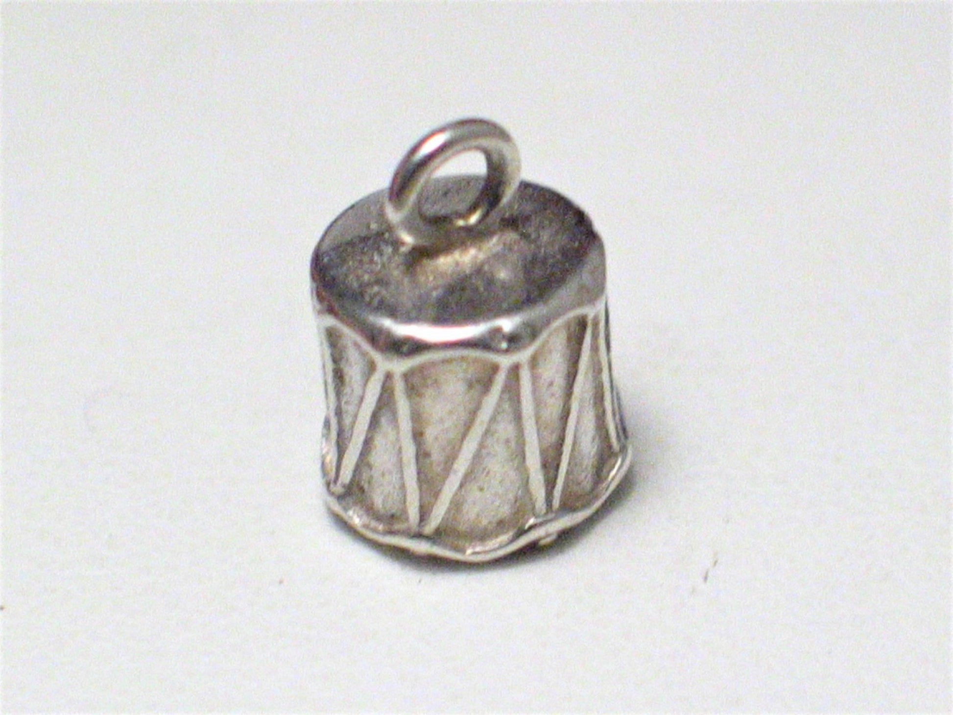 TomTom | Sterling Silver 3D Charm Single Drum - Blingschlingers Jewelry