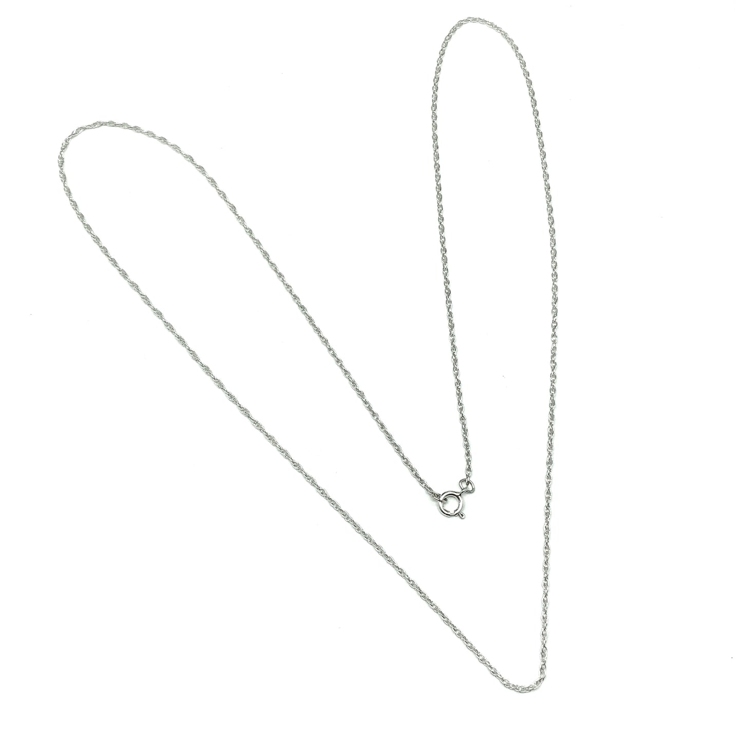 Jewelry - Sterling Silver 24 in Slim Rope Layering Chain Necklace 