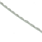 Womens Silver Necklaces | 24" Sterling 1.3mm Singapore Chain Necklace | Discount Overstock Jewelry website