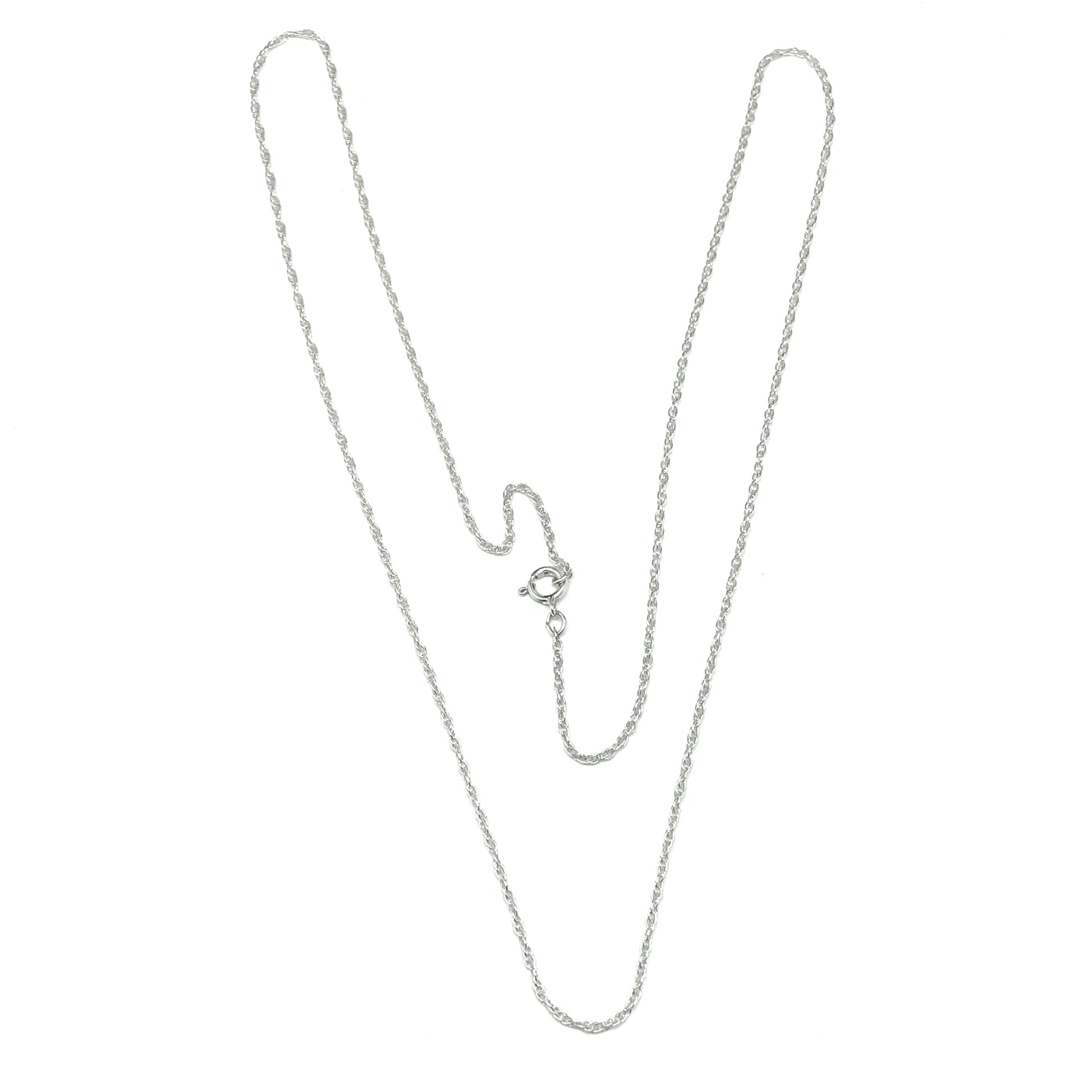 Jewelry - Sterling Silver 24 in Slim Rope Layering Chain Necklace 