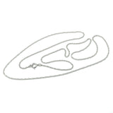 Jewelry - Sterling Silver 24 in Slim Rope Layering Chain Necklace 
