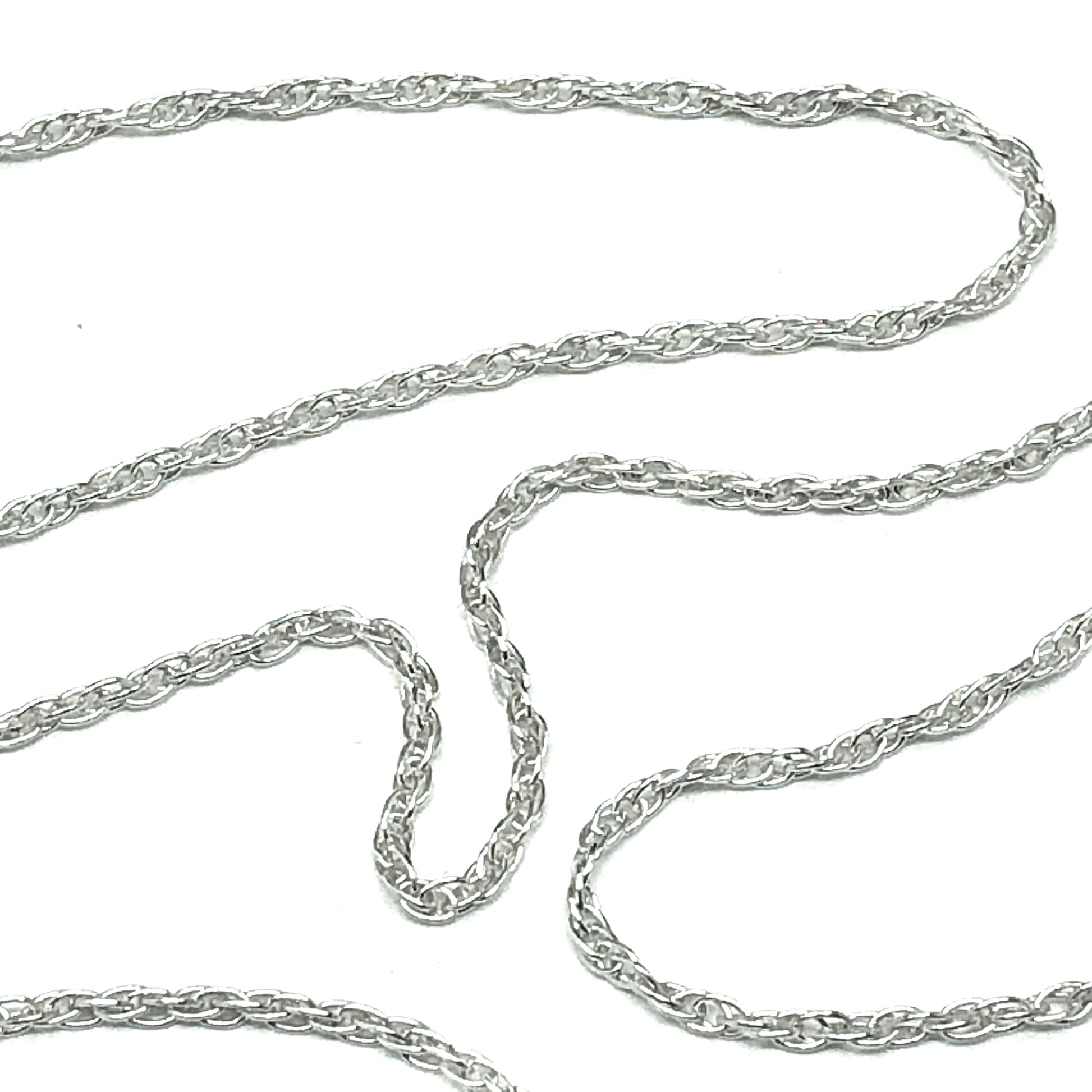 Womens Silver Necklaces | 24" Sterling 1.3mm Singapore Chain Necklace | Discount Overstock Jewelry online at Blingschlingers.com