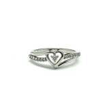 Rings | 10k White Gold Diamond Ring Promise Ring | Womens Jewelry
