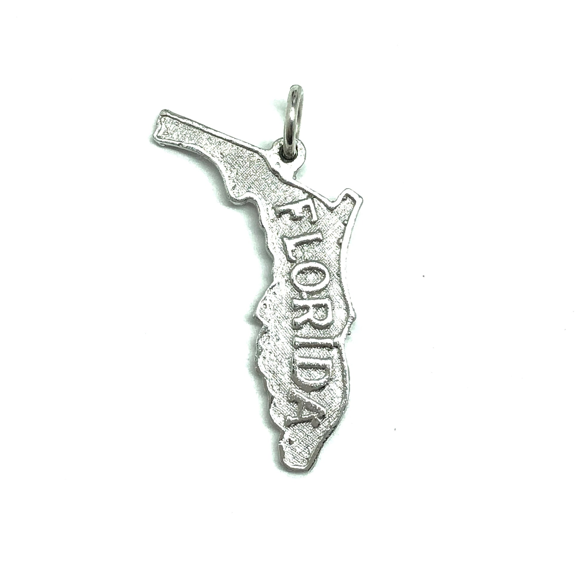 Silver Pendant | Vintage Sterling Silver Florida Native State Charm Pendant- Discount Jewelry