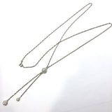 Used Jewelry > Necklaces | Womens 29" Sterling Silver Shimmery Orbs Tassel Y Necklace