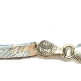 Perfectly Imperfect | Herringbone Chain Bracelet Mirror Style w/ Knife Edge 7 7/8" - Blingschlingers Jewelry