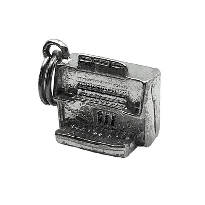 Vintage Jewelry - Sterling Silver Piano 1950s Fotosonor Style Organ 3D Charm