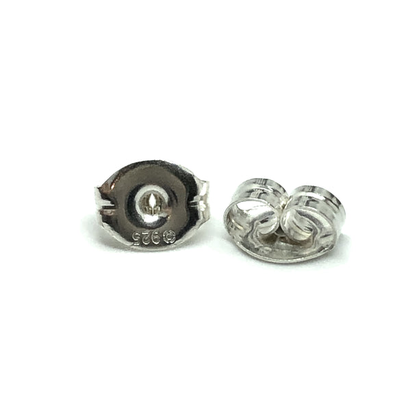 Jewelry Earrings | 2 Sterling Silver Pushbacks / Butterfly Backings Friction Earring Backs - Blingschlingers Jewelry