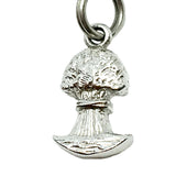 Vintage Jewelry | Tiny! Sterling Silver Farmers Fall Harvest Broccoli 3D Charm