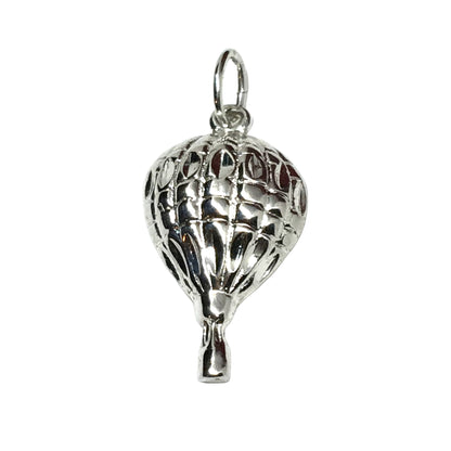 Sterling Silver Charm, Date Night Hot Air Balloon Pendant